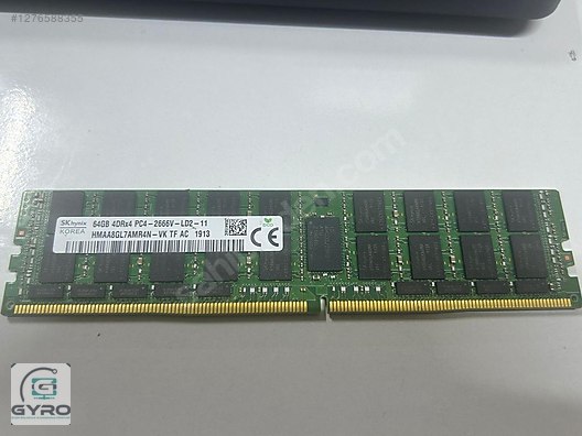 SK Hynix 64GB 4DRX4 PC4-2666V-LD2-11
