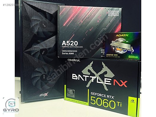 AMD Ryzen 5 5600 / RTX 5060 TI / 16 GB RAM / 500 GB M.2 SSD